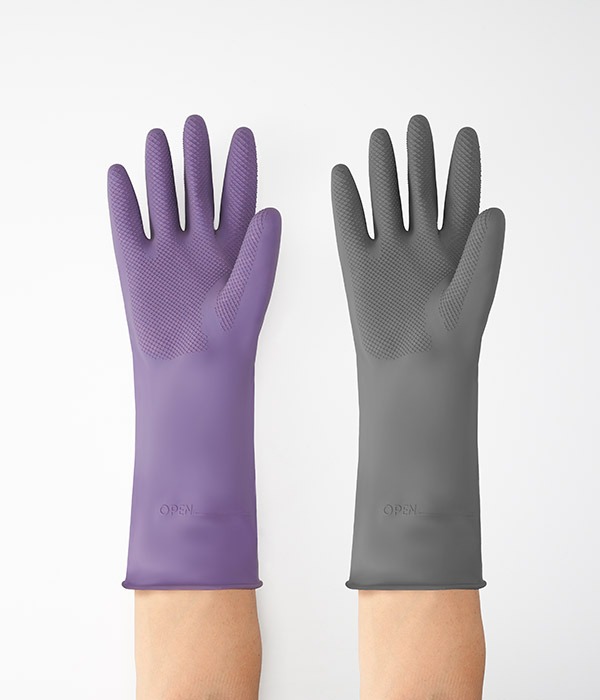 Extra large size rubber gloves