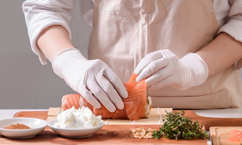 food-safe nitrile gloves